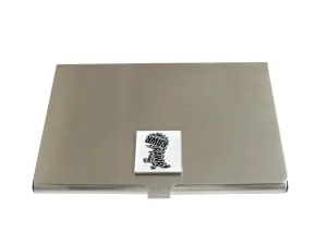 Square Fun T Rex Dinosaur Business Card Holder