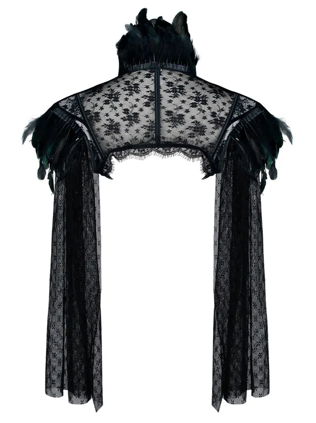 Steampunk Gothic Accessories Long Sleeves Bolero Jacket Shrug
