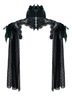 Steampunk Gothic Accessories Long Sleeves Bolero Jacket Shrug