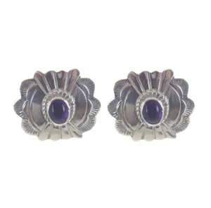 Sterling Silver Amethyst Earrings