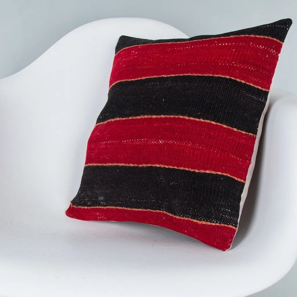 Striped Multiple Color Kilim Pillow Cover 16x16 7665