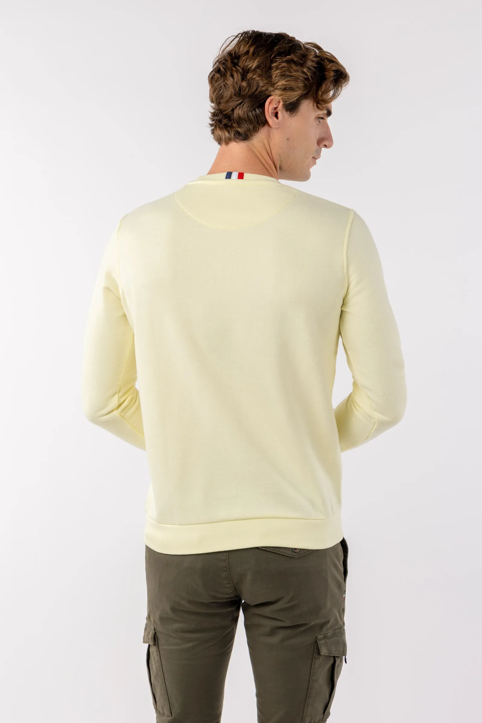 Sudadera Williot Pecho Multicolor Amarillo Pastel