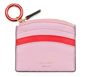 SUNRISE ZIP CARD HOLDER - FLAMINGO