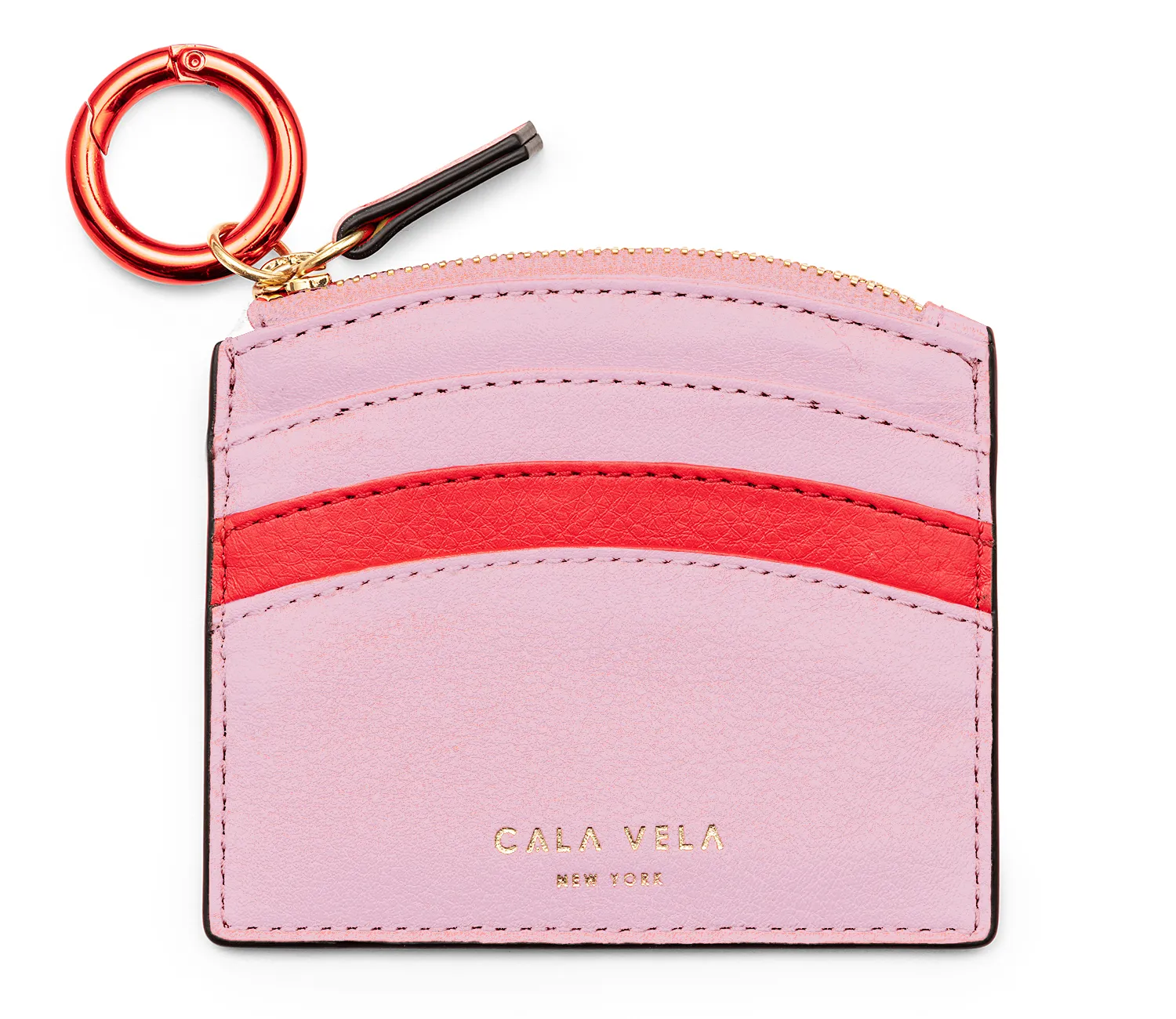 SUNRISE ZIP CARD HOLDER - FLAMINGO