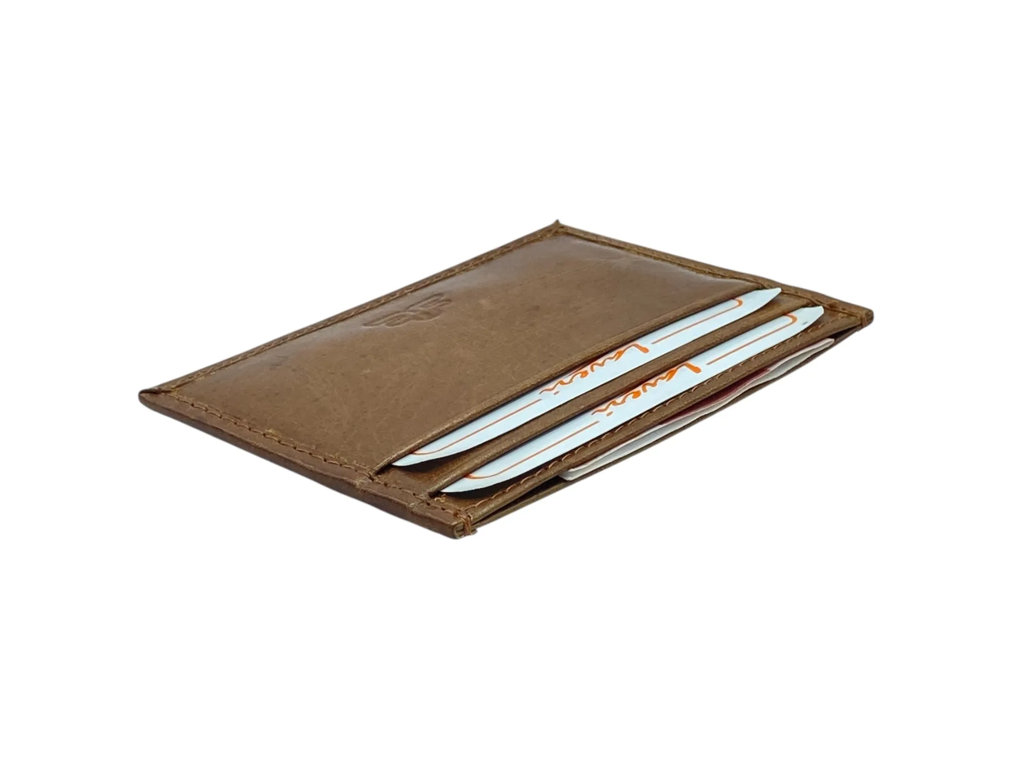 Super Slim Soft Genuine Leather Card Holder, Mini Credit Card Wallet # 1066/2