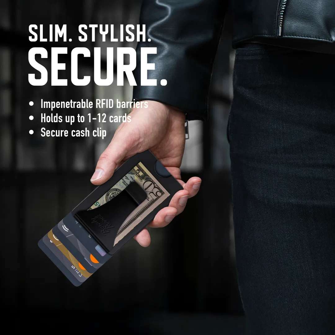 Tactical Wallet | Black Aluminum