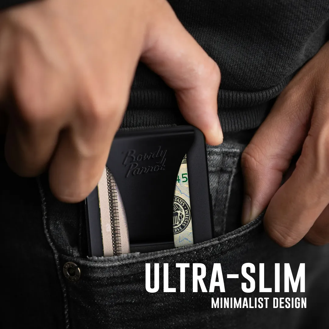 Tactical Wallet | Black Aluminum