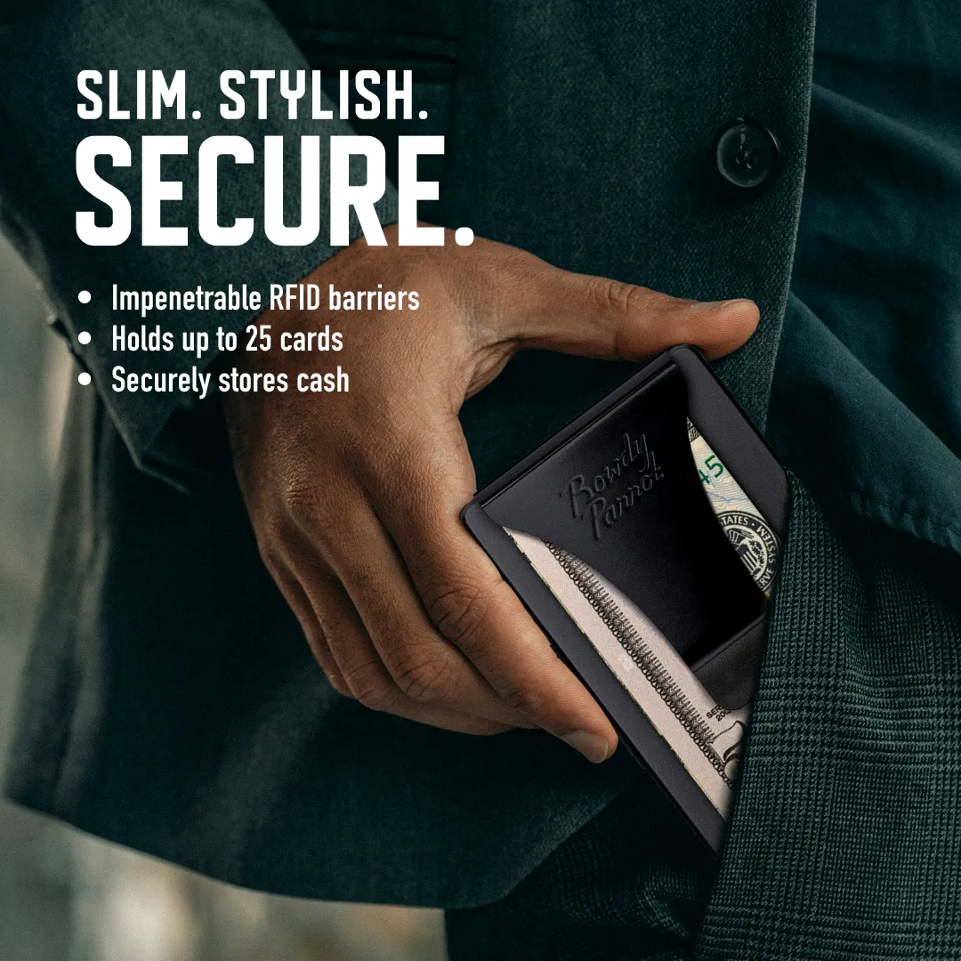 Tactical Wallet | Black Aluminum