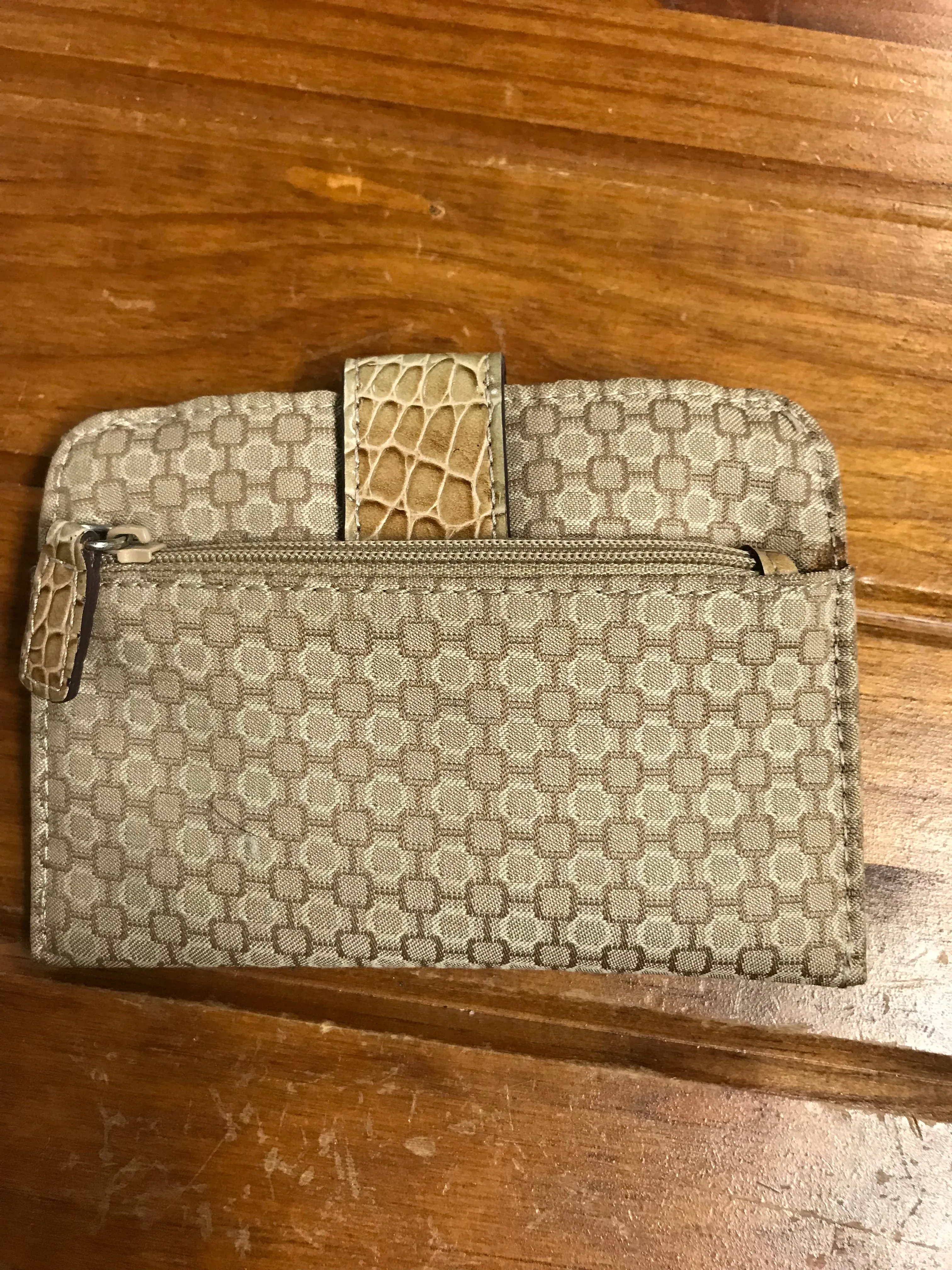 Tan Card Holder Coin Purse