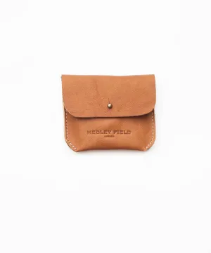 TAN COIN/CARD PURSE