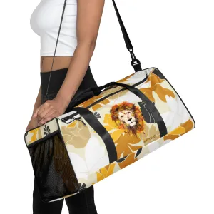 Tan Flowers Duffle Bag - OG Hippie Chick