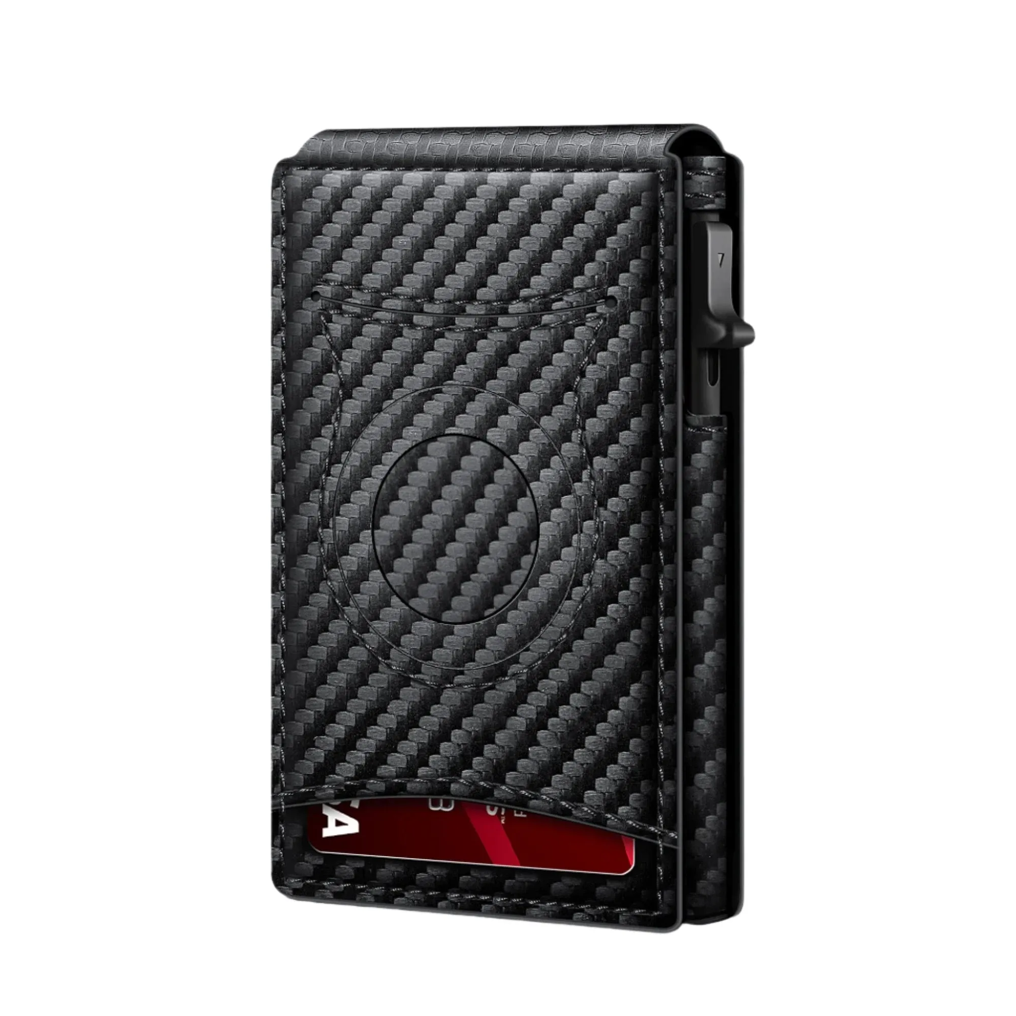 TANGMO Smart Wallet with RFID Blocking and AirTag Holder