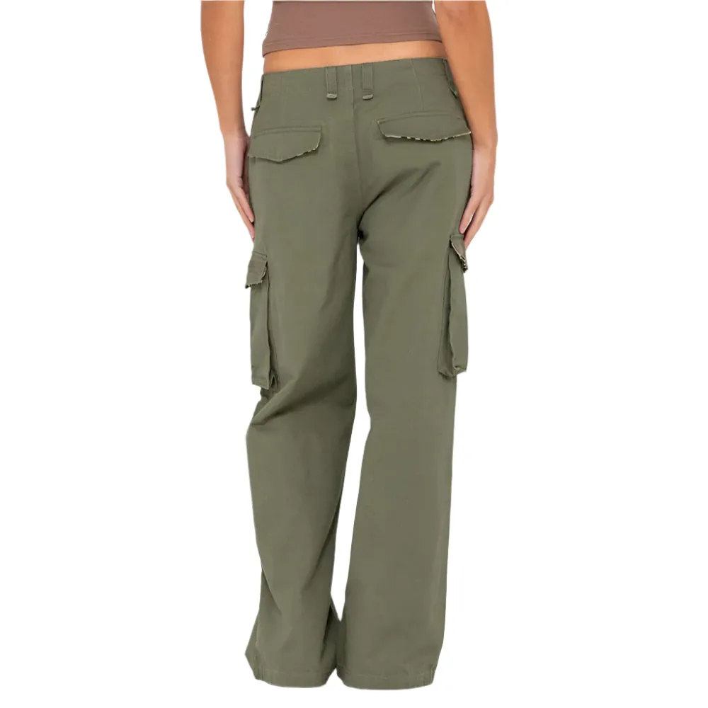 Tank Girl Low Rise Wide Fit Cargo Pants - Womens