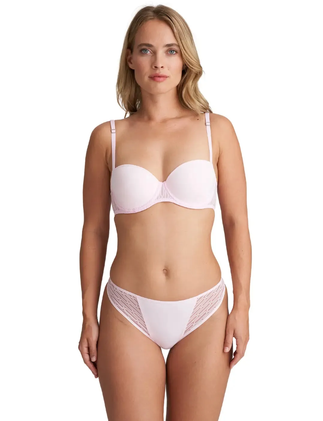 Tanzara Padded Balcony Bra In Fifties Pink - Marie Jo