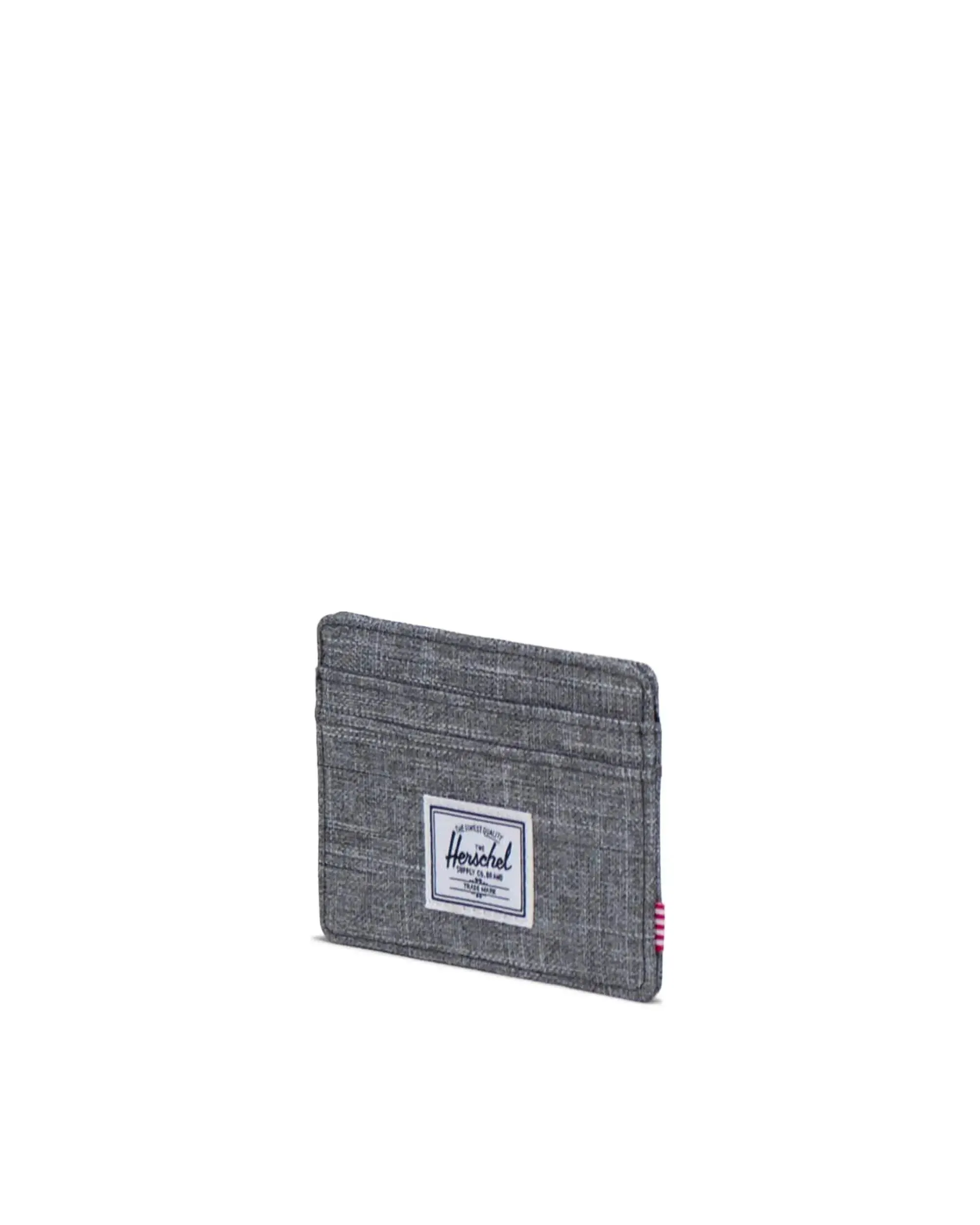 Tarjetero Herschel Charlie Raven Crosshatch
