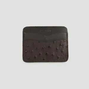 TEXTURED LEATHER CARD HOLDER