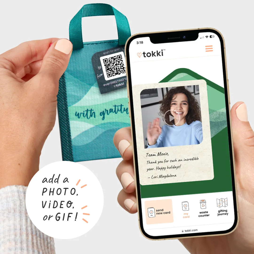 Thank You | Reusable Gift Card Holder   QR Greeting Card