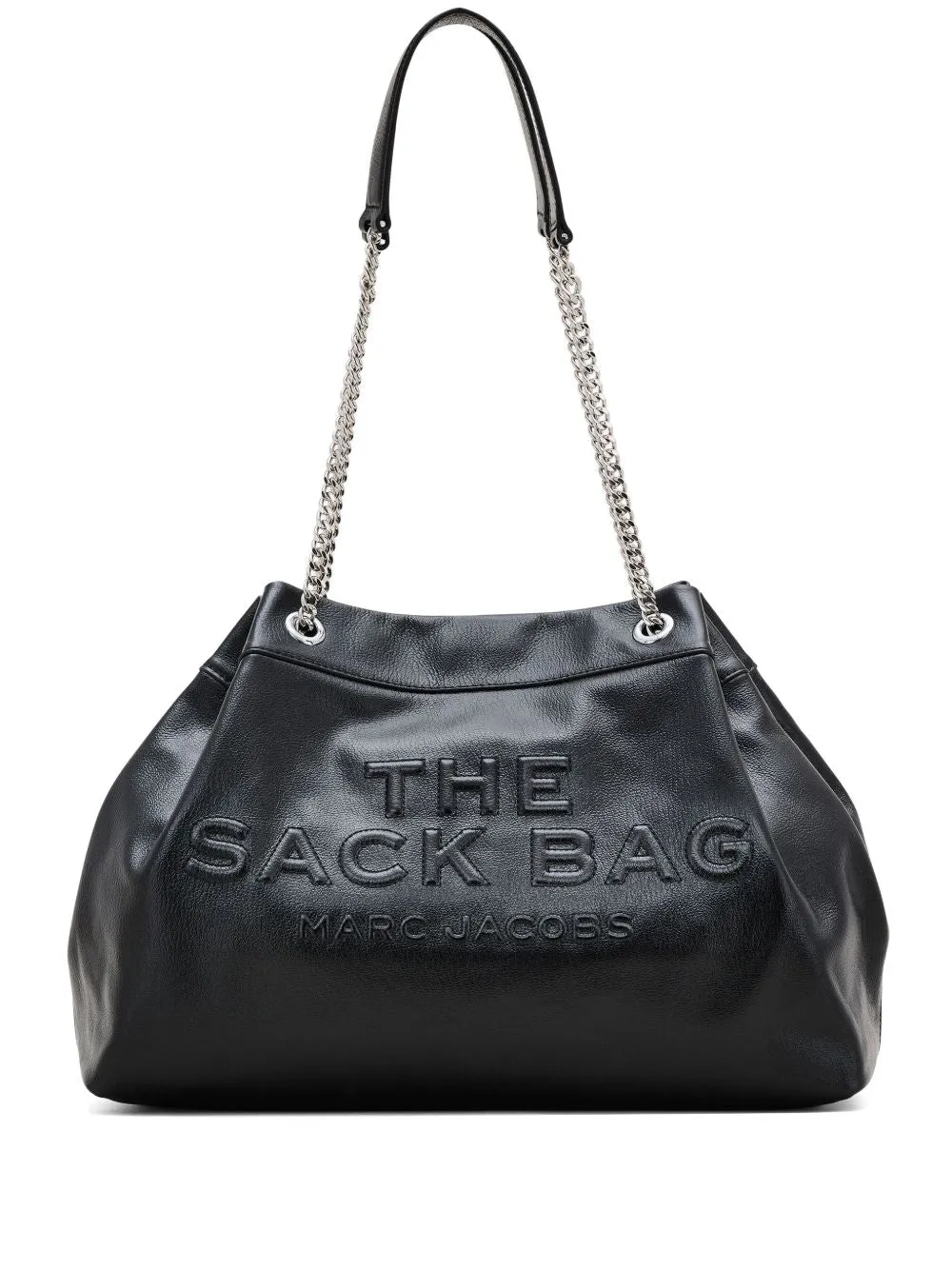 The chain sack leather shoulder bag