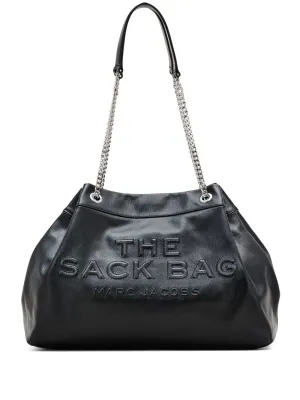 The chain sack leather shoulder bag