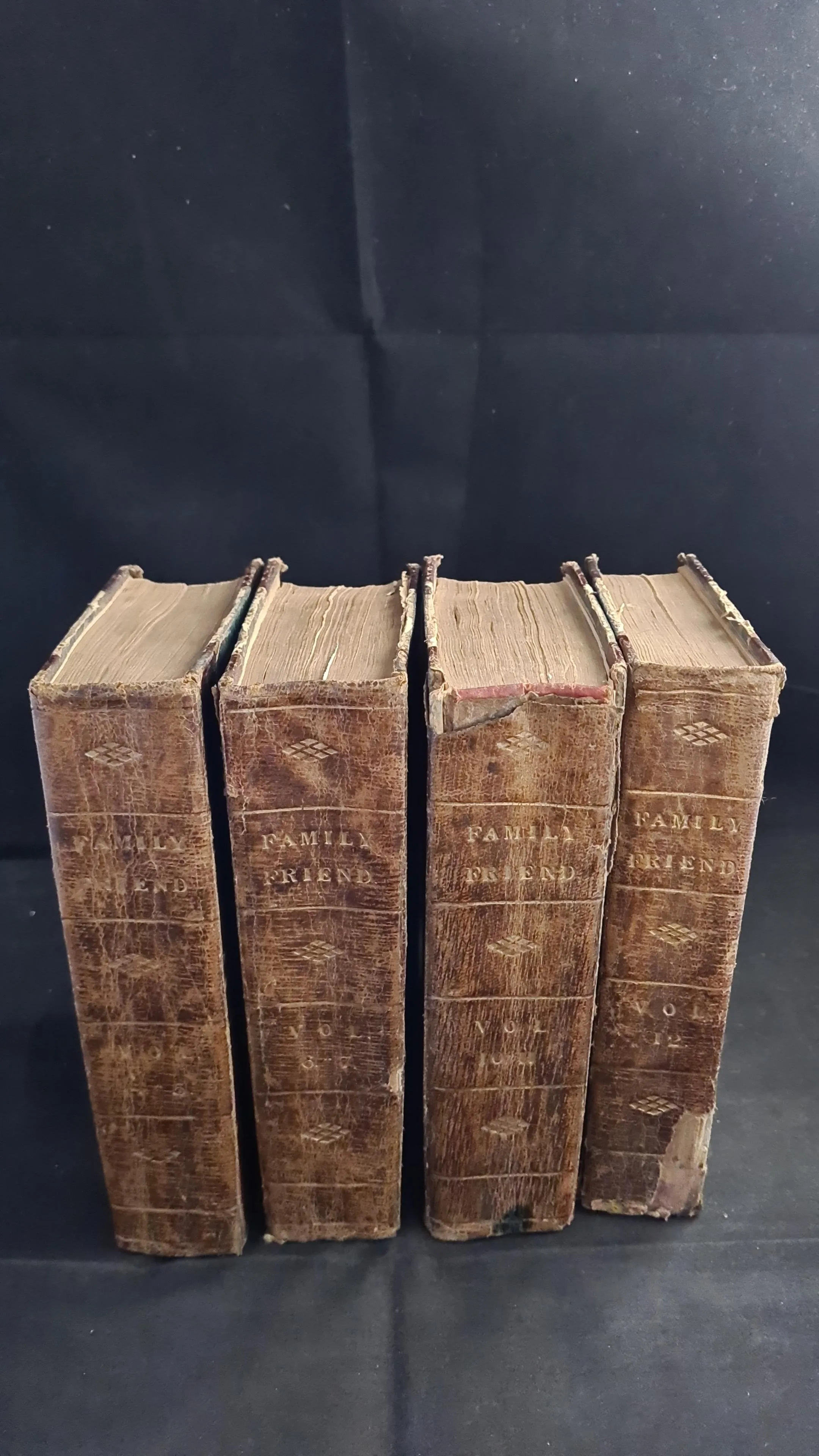 The Family Friend Volume 4 & 5, 6 & 7, 10 & 11 and 12 Boxed Set, Houlston & Stoneman c1850?