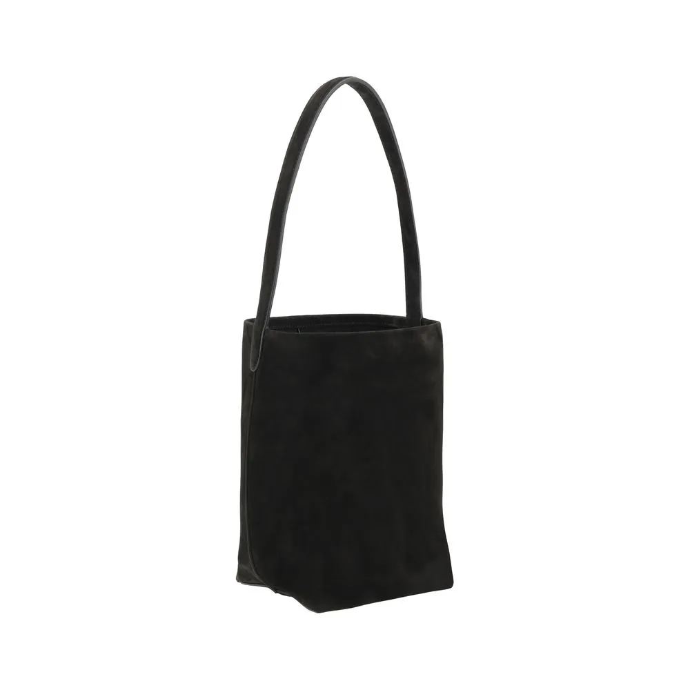 The Row Park Small Leather Shoulder Tote Bag