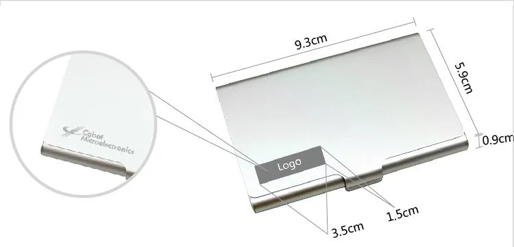 Thick Aluminium Name Card Holder