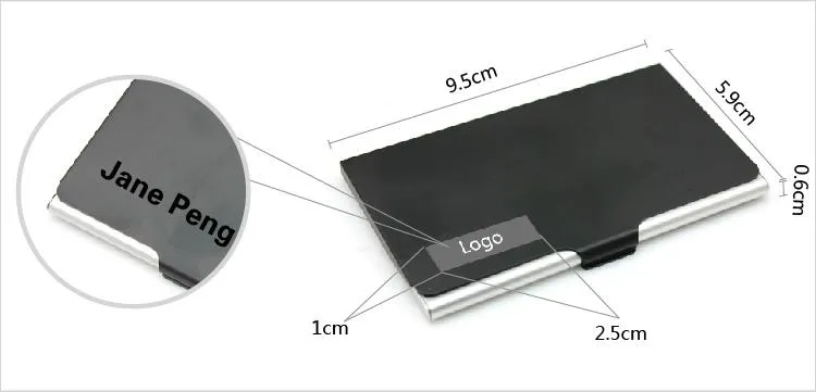 Thin Aluminium Name Card Holder