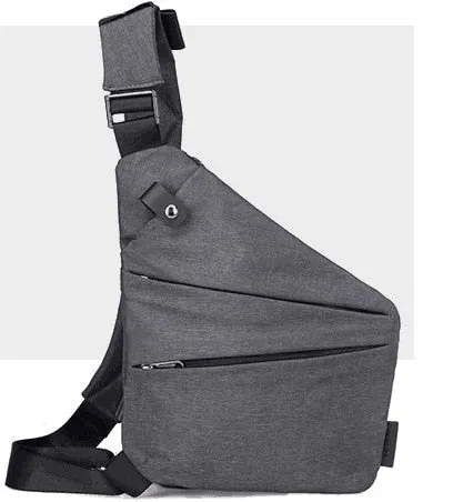 Thin Personal Holster Tactical Shoulder Sling Vintage Crossbody men Bag
