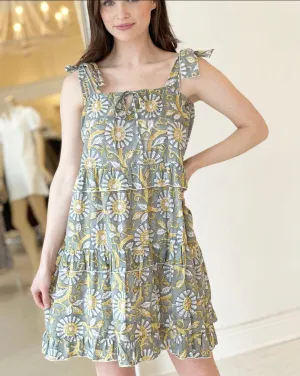 TIE SHOULDER DRESS