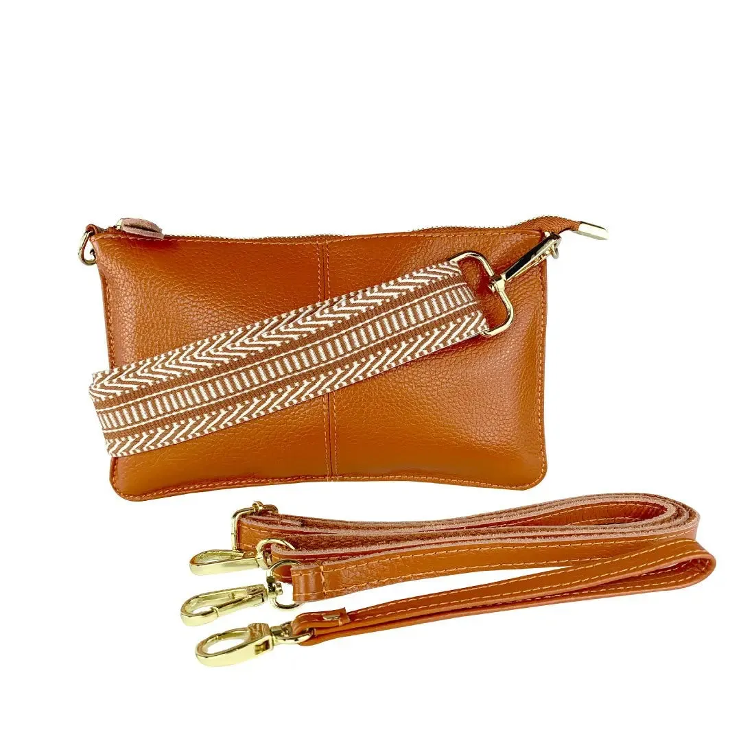 Tonya Leather Crossbody by ClaudiaG Collection
