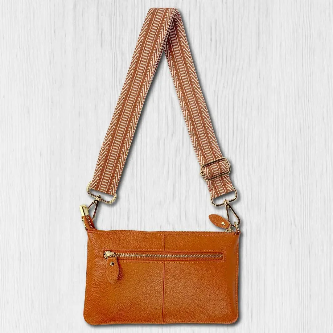 Tonya Leather Crossbody by ClaudiaG Collection