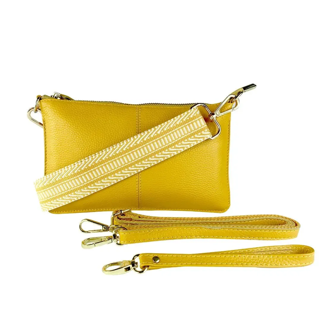 Tonya Leather Crossbody by ClaudiaG Collection