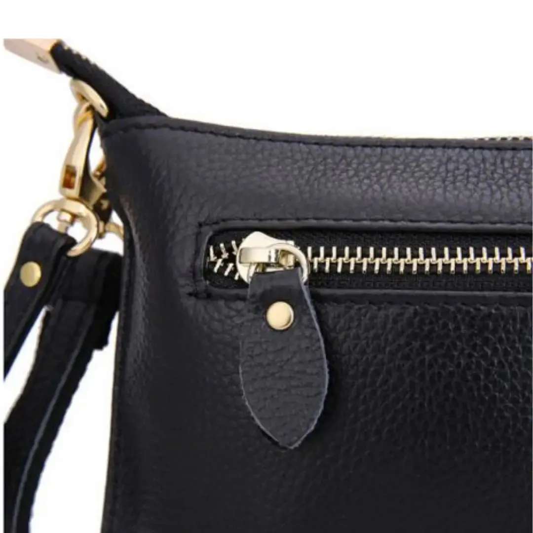 Tonya Leather Crossbody by ClaudiaG Collection