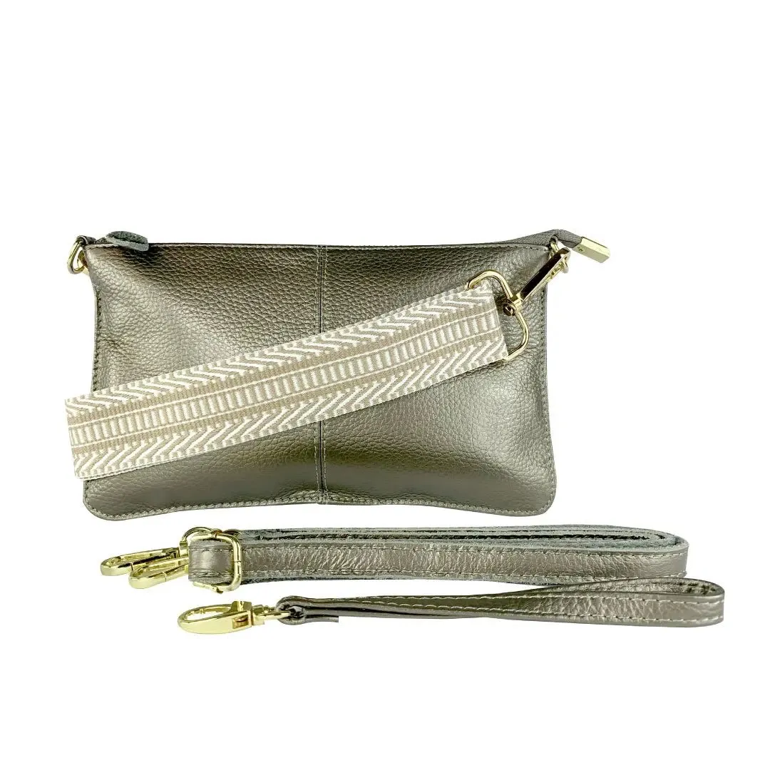 Tonya Leather Crossbody by ClaudiaG Collection