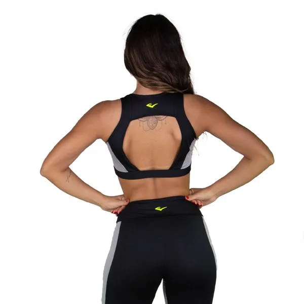 Top Everlast Color Blocking - Preto - Feminino