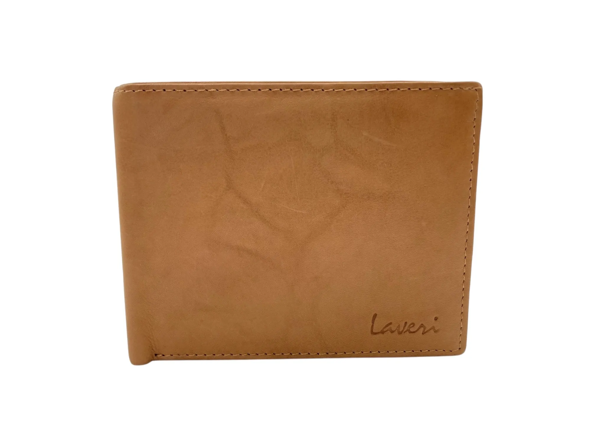 Top Grain Napa Leather Card & Coin Billfold Wallet # 1357