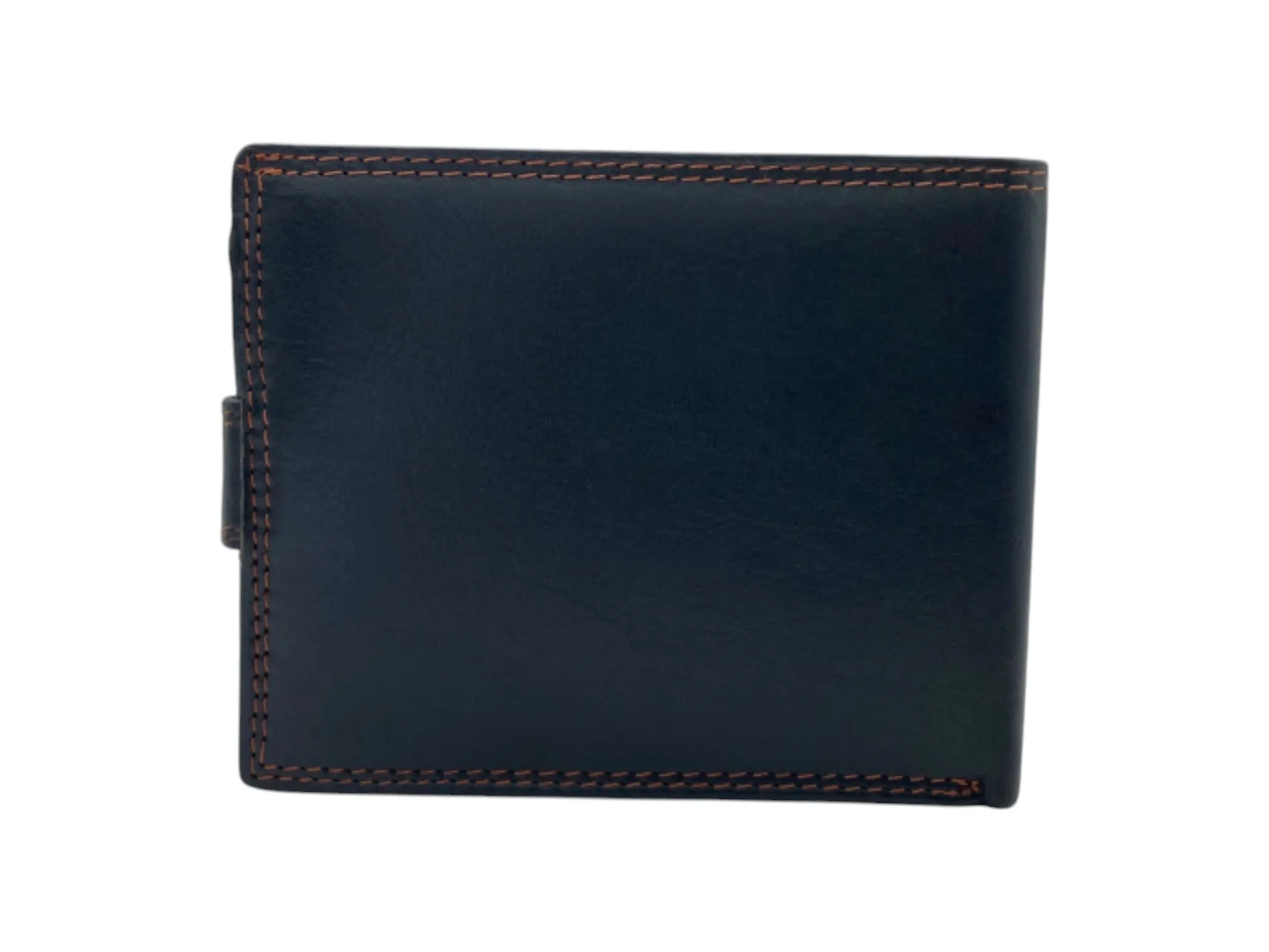 Top Grain Napa Leather Card & Coin Billfold Wallet # 665CL