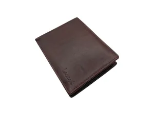 Top Grain Napa Leather Card & Coin Billfold Wallet # 911
