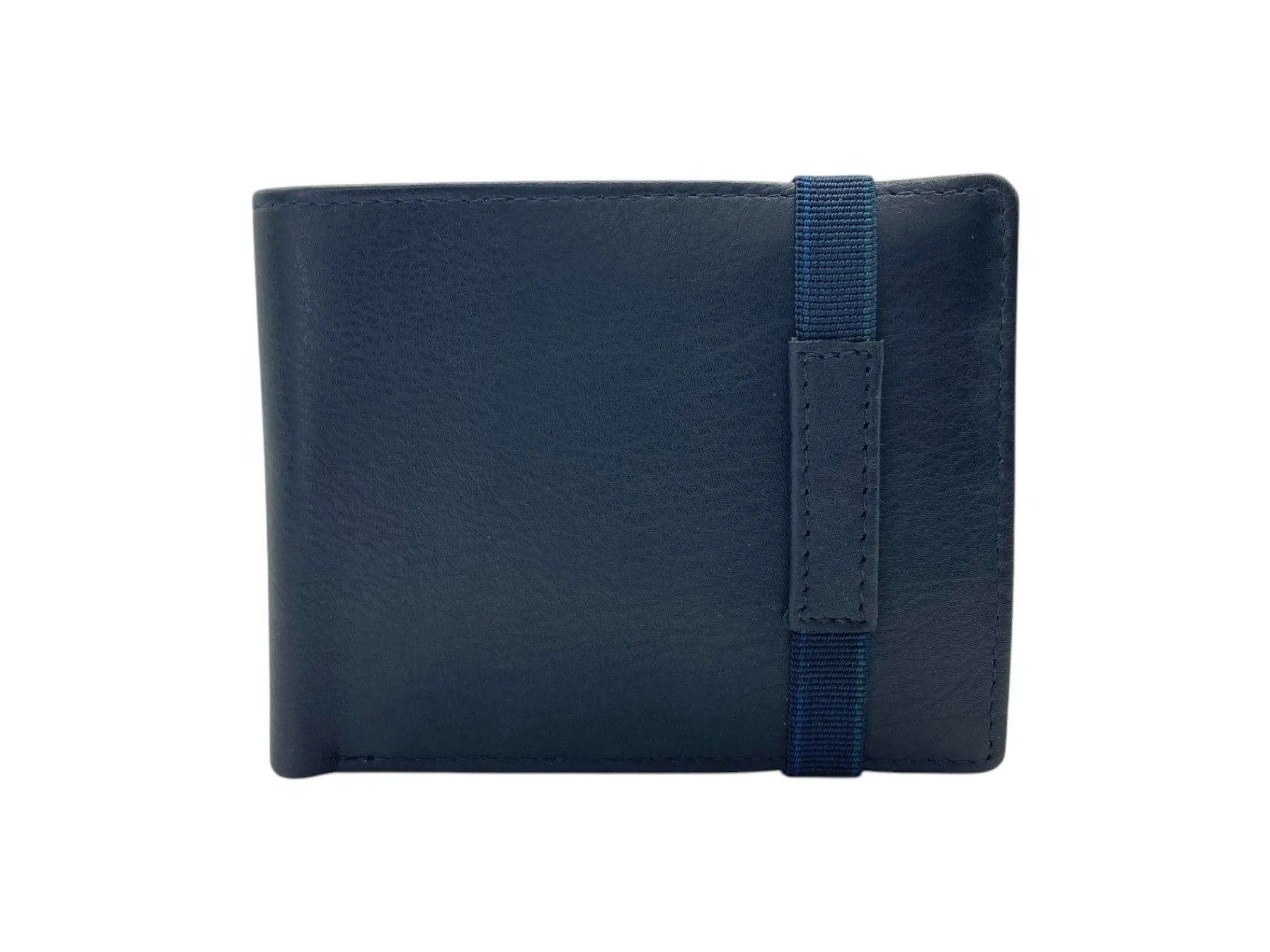 Top Grain Slim & Compact Leather  Billfold Wallet # 4547 [ELAS]