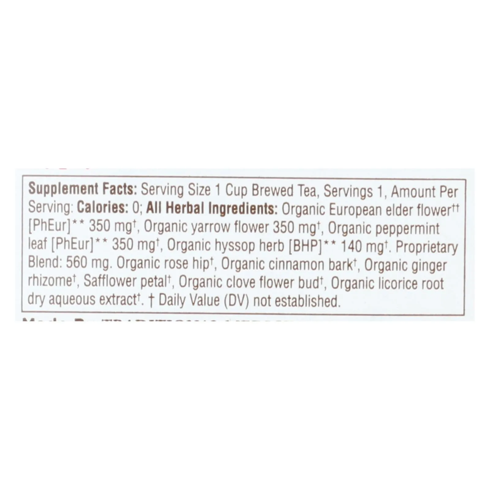 Traditional Medicinals Seasonal Herb Tea Sampler - 16 Tea Bags - Case Of 6