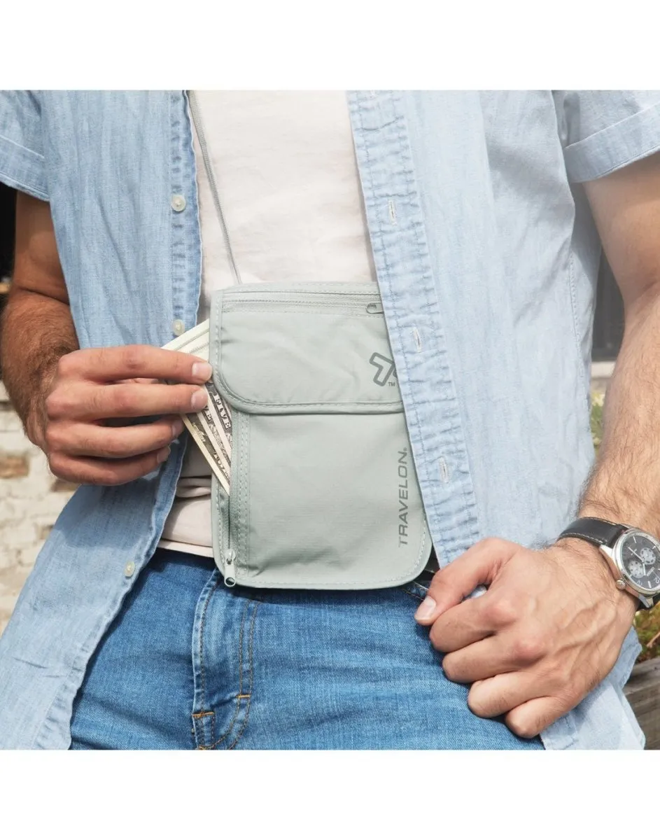 Travelon RFID Blocking Undergarment Neck Pouch