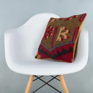 Tribal Multiple Color Kilim Pillow Cover 16x16 6959
