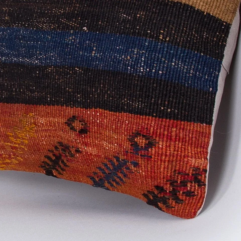 Tribal Multiple Color Kilim Pillow Cover 16x16 7906