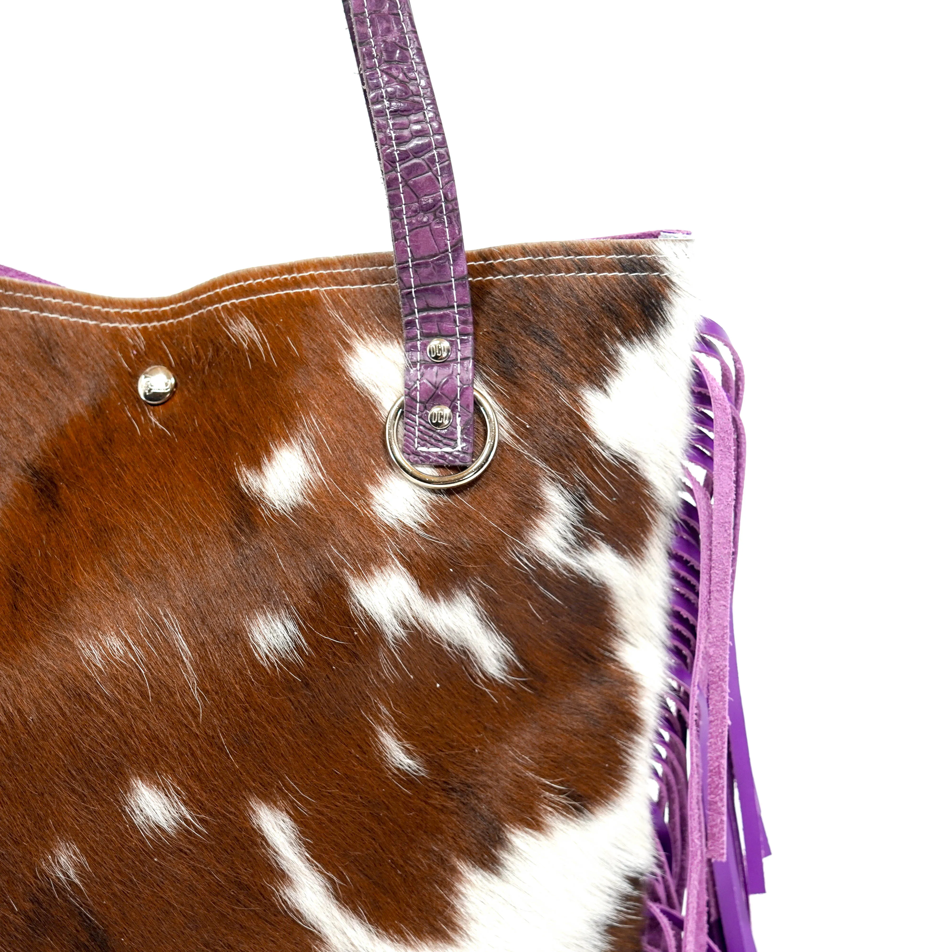 Trisha - Tricolor w/ Amethyst Croc