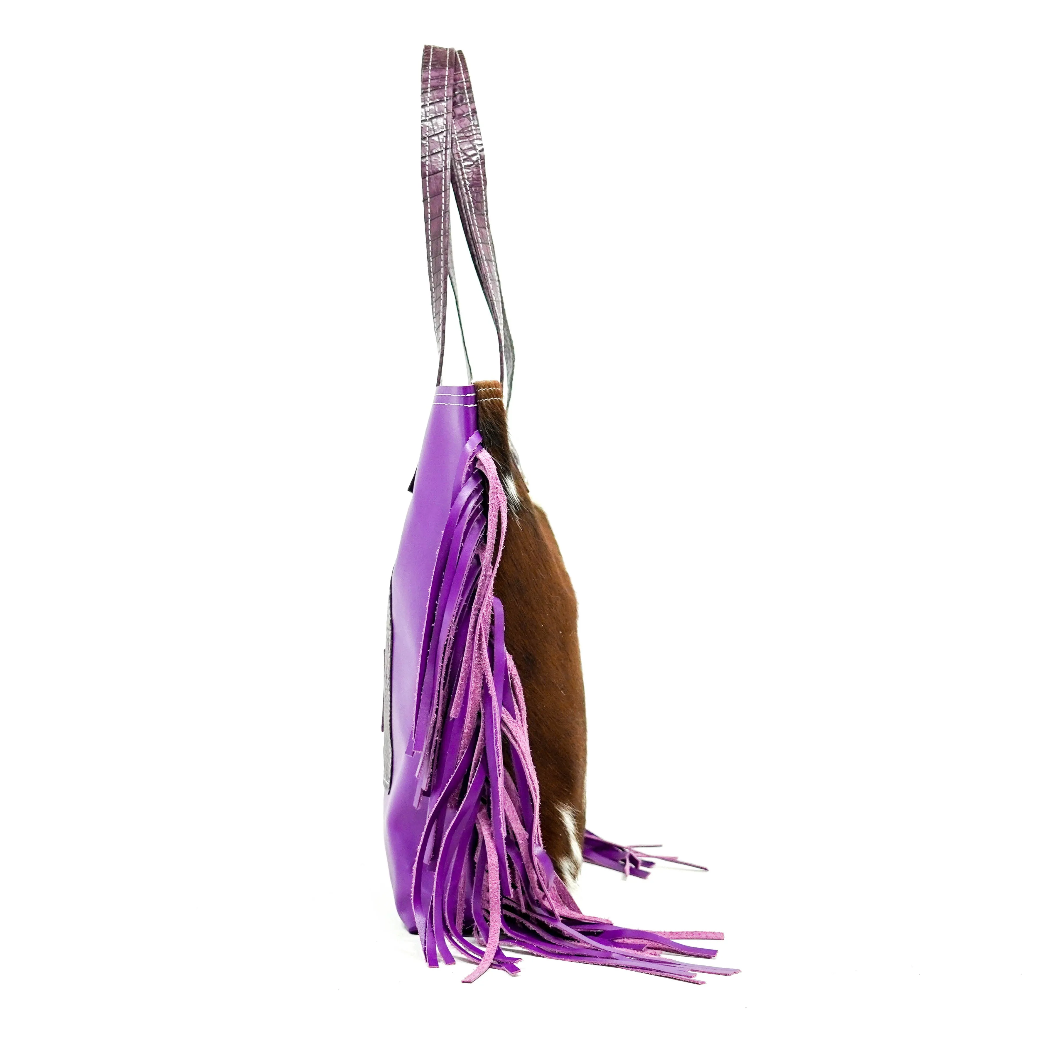 Trisha - Tricolor w/ Amethyst Croc