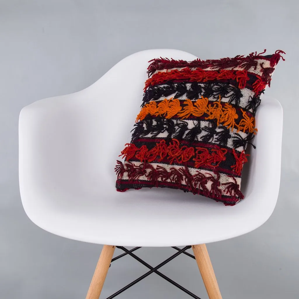 Tulu Multiple Color Kilim Pillow Cover 16x16 7594