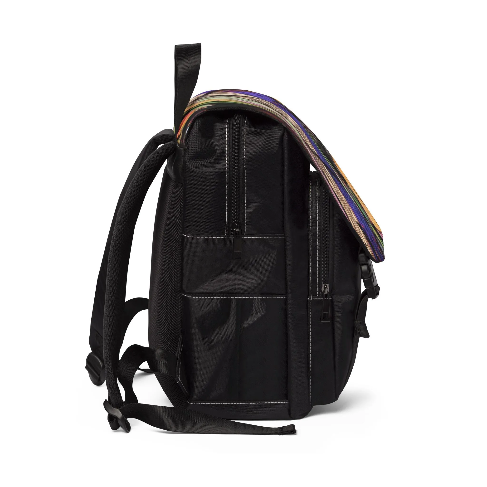 Twinned Kyanite Unisex Casual Shoulder Backpack