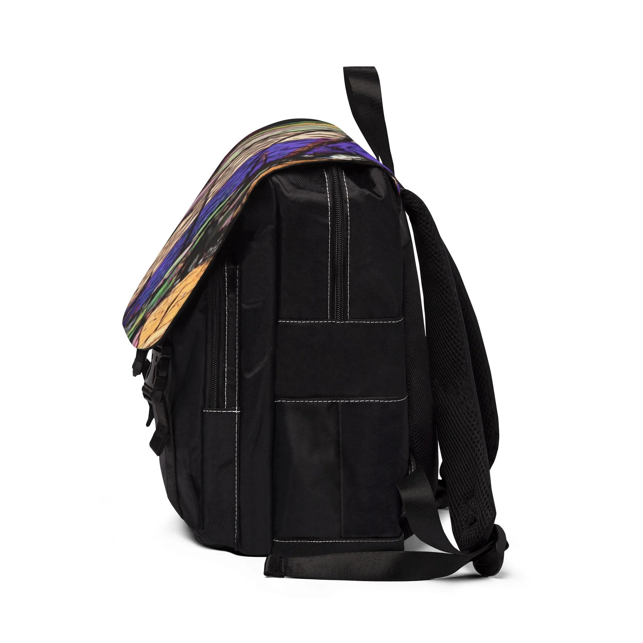 Twinned Kyanite Unisex Casual Shoulder Backpack