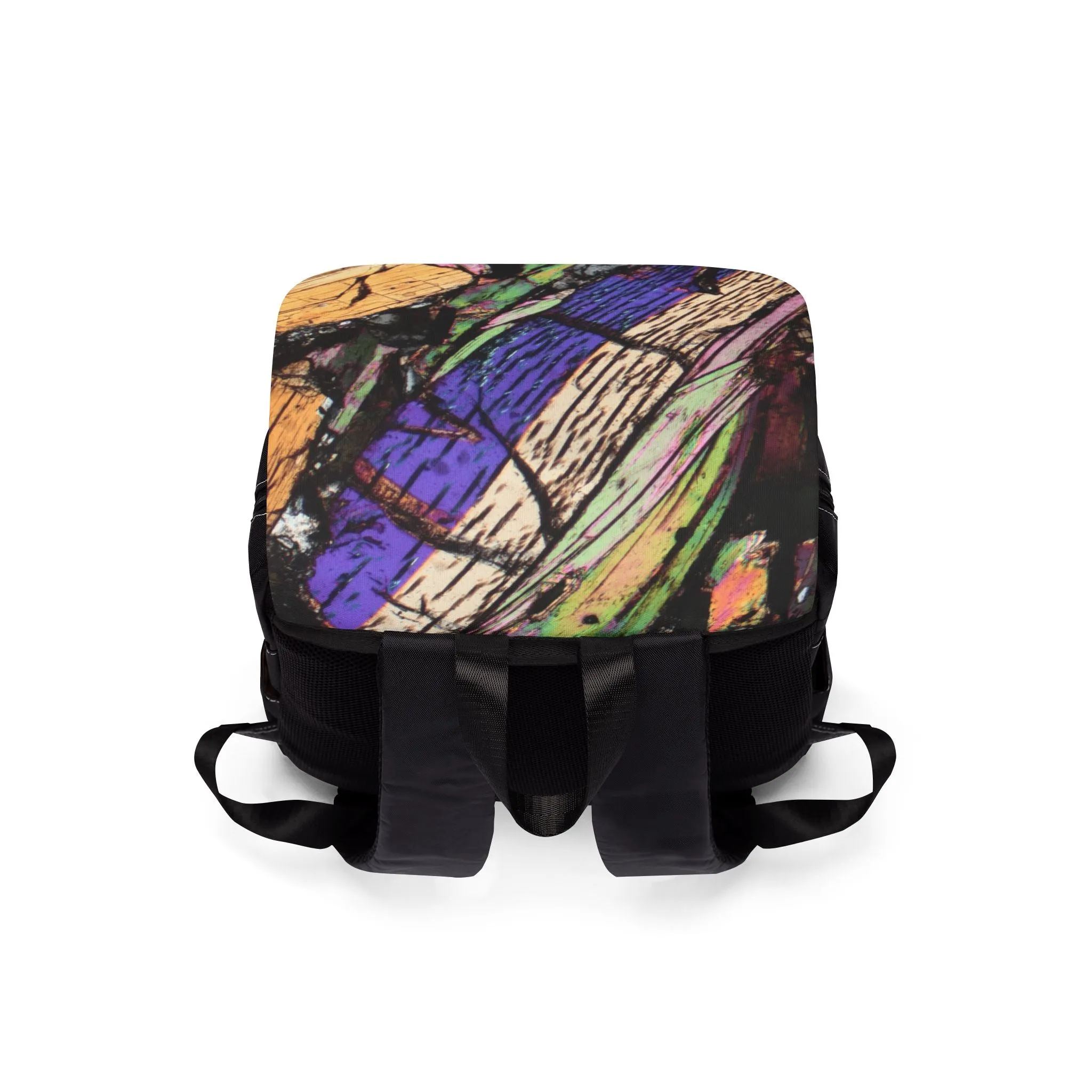 Twinned Kyanite Unisex Casual Shoulder Backpack
