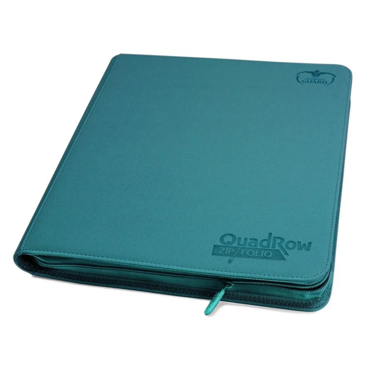 Ultimate Guard 12-Pocket QuadRow ZipFolio XenoSkin Petrol Blue Folder